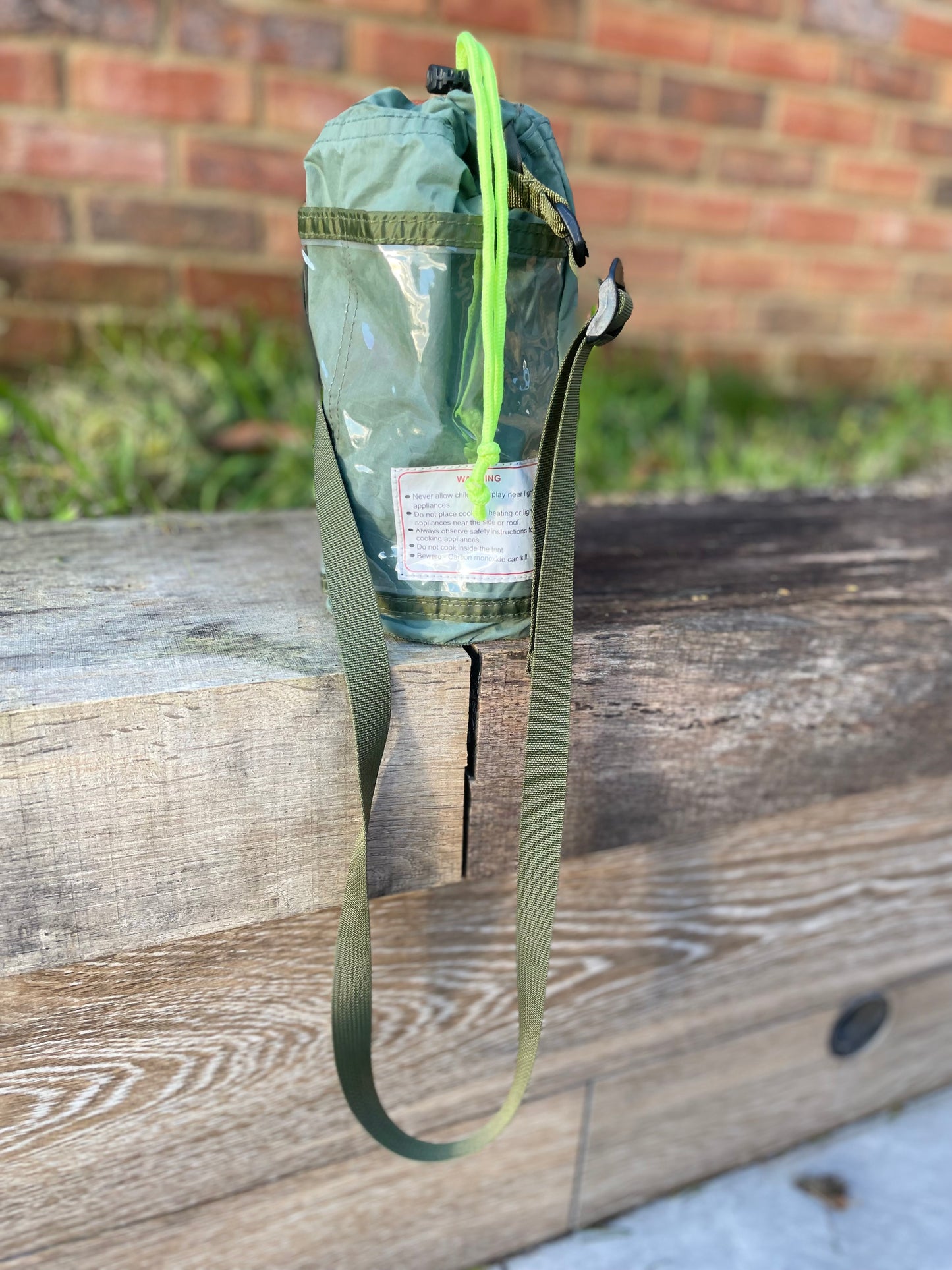 Khaki Green Bottle Bag