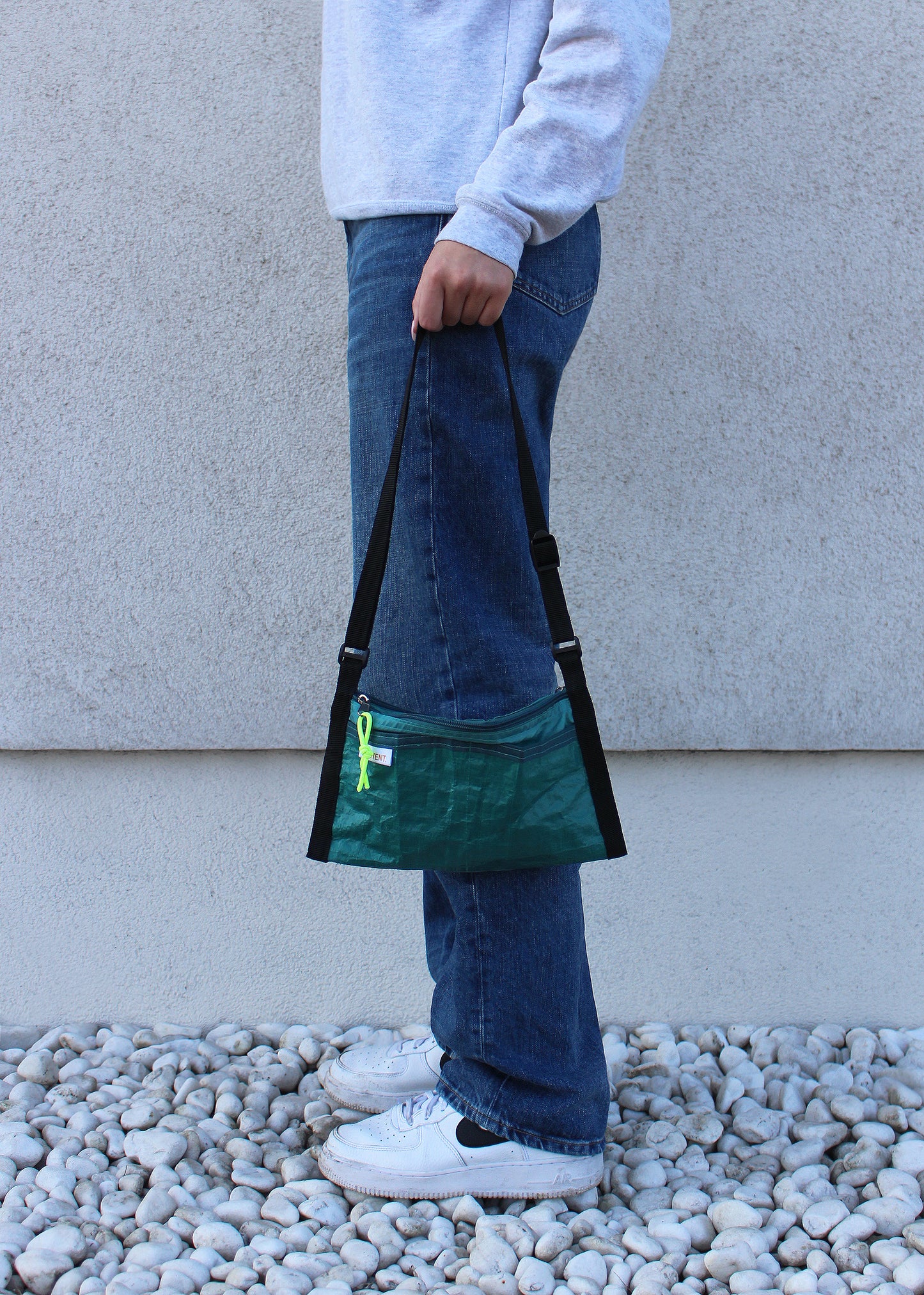 Turquoise Cross body Passport Bag